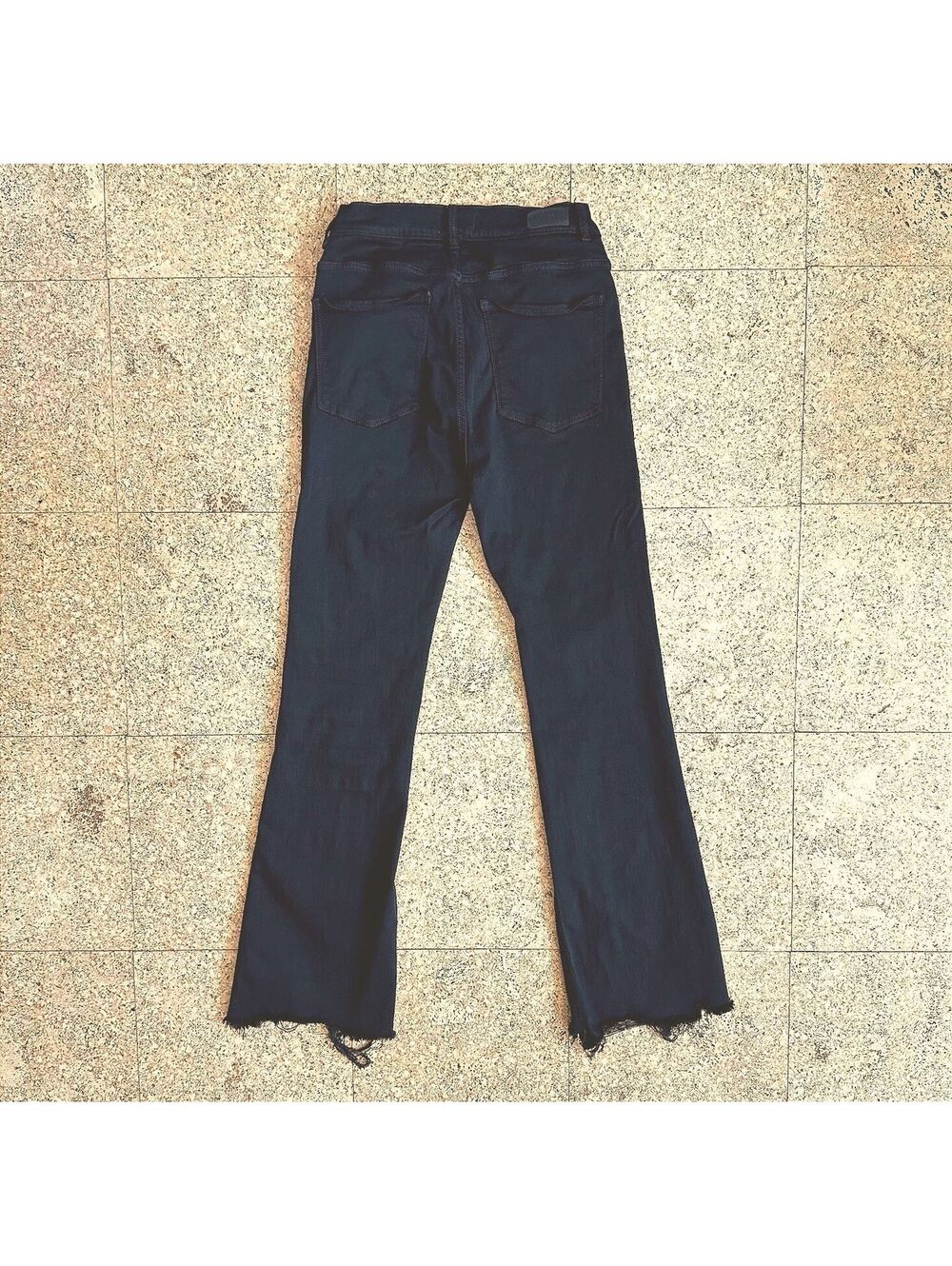 DL1961 Bridget Boot Cut High Rise Instasculpt Jeans Size W 30 L 33 Black Stretch - Picture 3 of 11